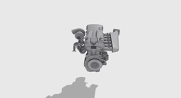MULTISCALE JDM Garage Essentials: RB26 Engine + Stand + Hydraulic Hoist | 1/64 to 1/10 Multi-Scale | 3d model