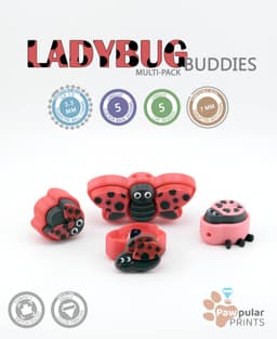 Ladybug Buddies 3d model