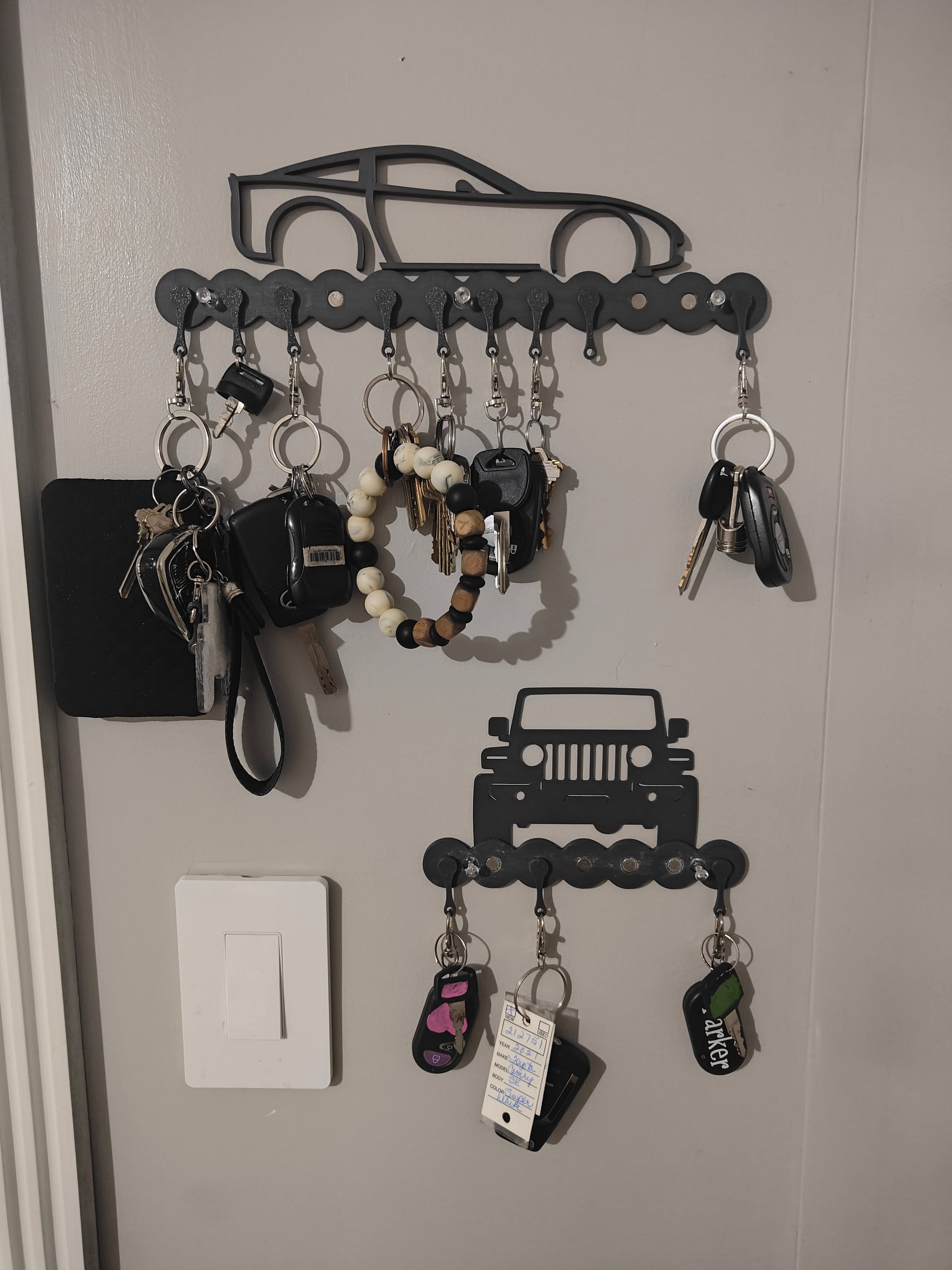 Magnetic Key Organizer 3d model