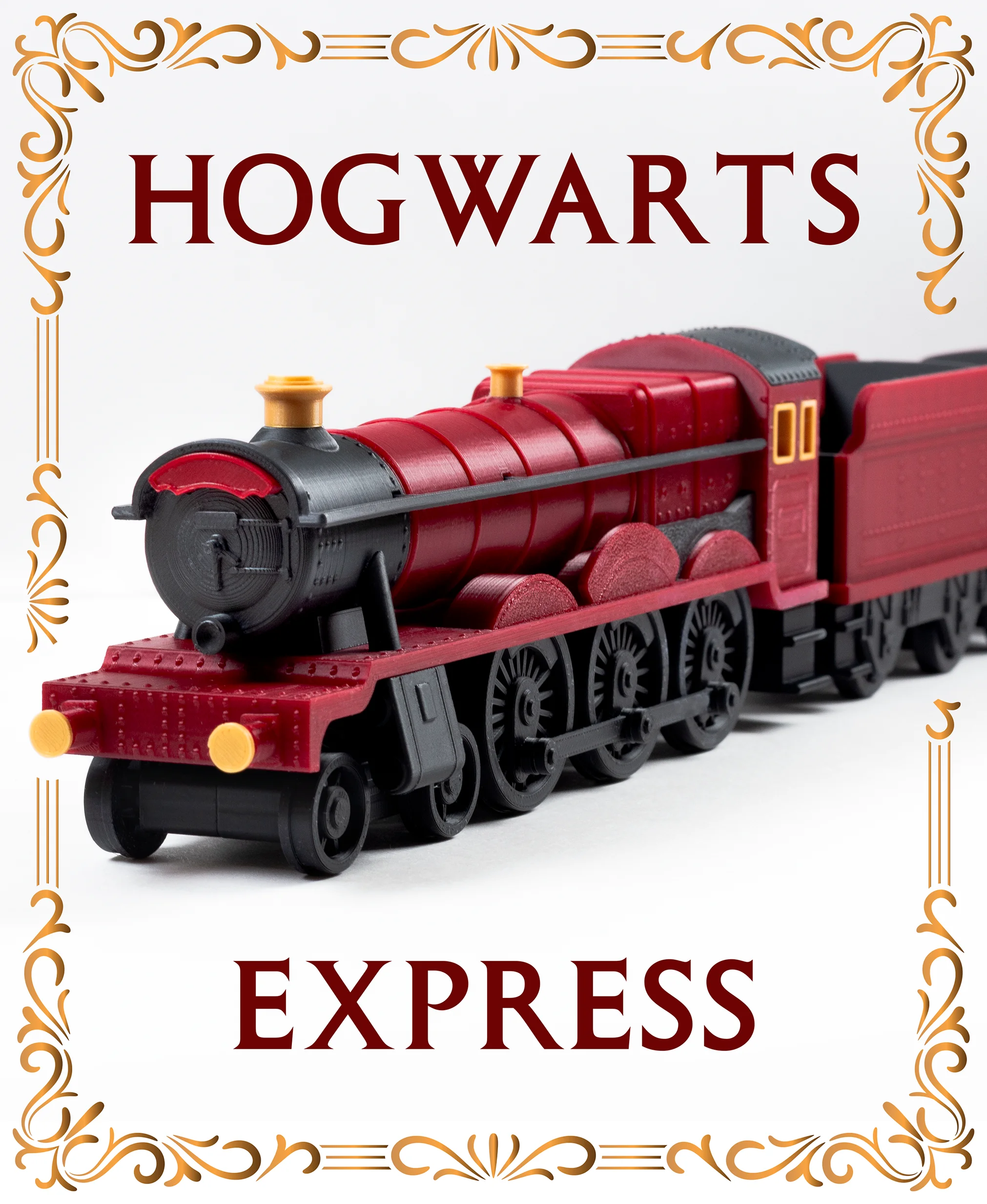 Hogwarts Express - Harry Potter Train - Fan Art - No Supports, No AMS 3d model