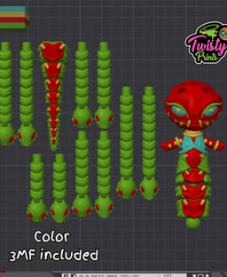 Creepy Doll Medusa, August 2024 Exclusive 3d model