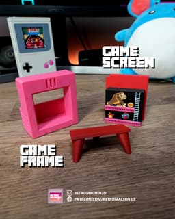 DONKEY KONG - Pixel Voxel Art Frame (No support, 3MF included) 3d model