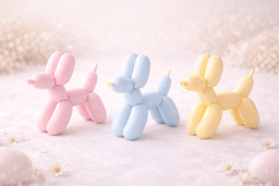Balloon Dog STL – Minimalist Decor – 3D Print Balloon Animal – Aesthetic Home Ornament 3d model