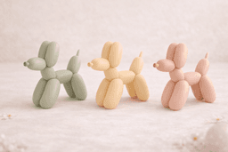 Balloon Dog STL – Minimalist Decor – 3D Print Balloon Animal – Aesthetic Home Ornament 3d model
