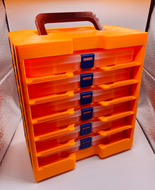 Mobile parts rack 3d model
