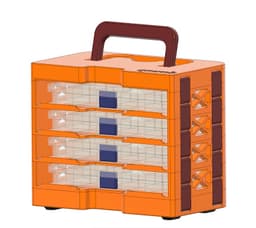 Mobile parts rack 3d model