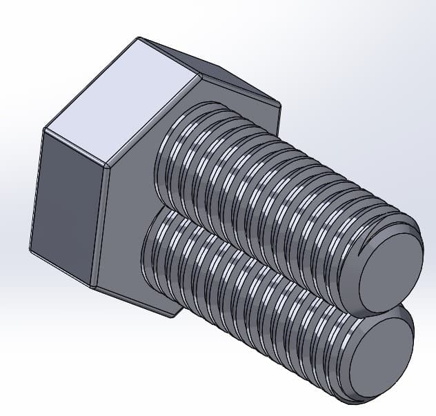 Snowman Bolt.STL 3d model