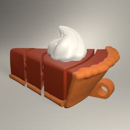 Slice of Joy (Pumpkin Pie) – Wiggle Budz – (Harvest Hearts Collection) 3d model