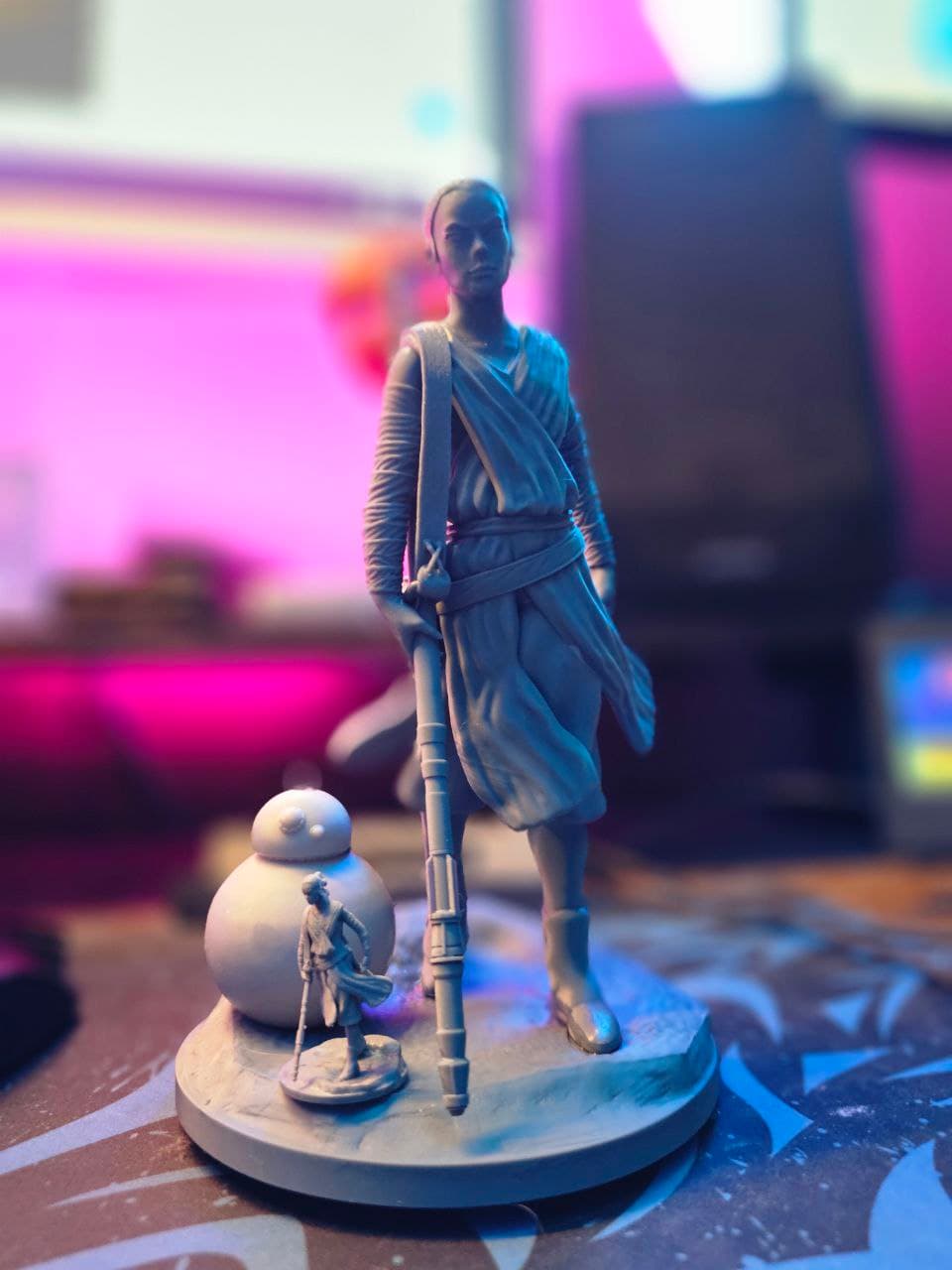 Velvet Attachment Rey Buy Fan Art Figure Star wars Rey Skywalker for $12.00 - 3D model on Thangs