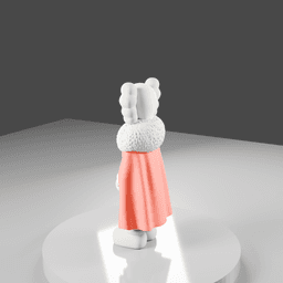 Thragg x Kaws 3d model