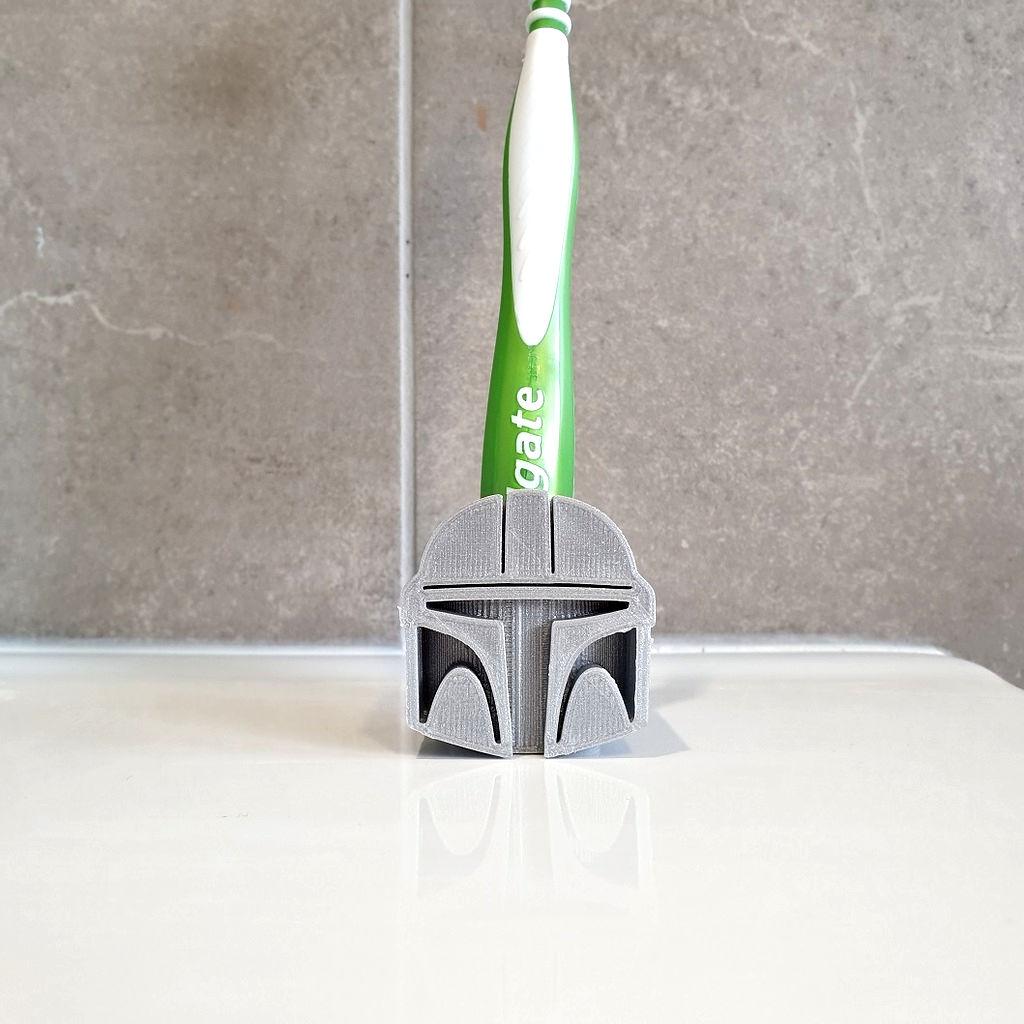 Mandalorian toothbrush holder 3d model