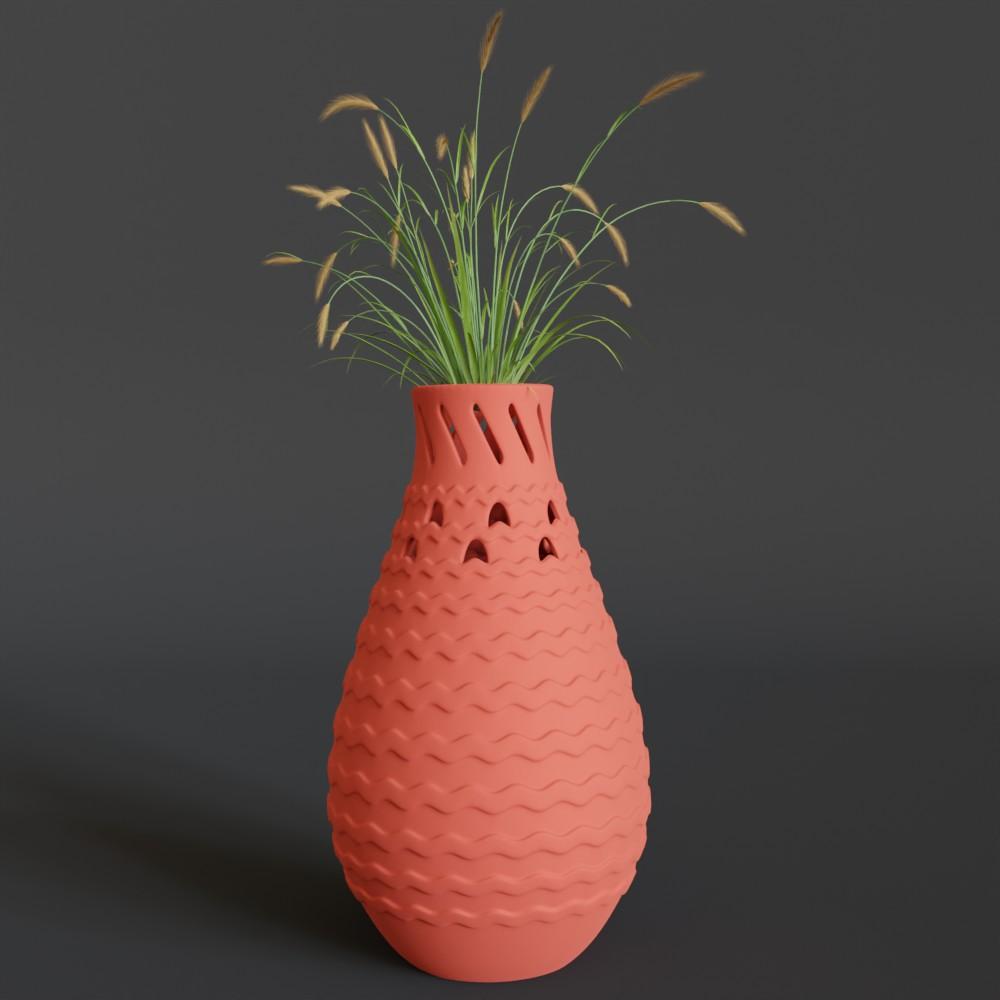 Round Vase STL 3d model