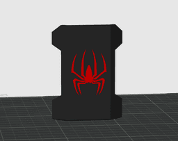 Anycubic Kobra 3 Extruder Cover - SpiderMan 3d model