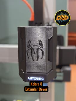 Anycubic Kobra 3 Extruder Cover - SpiderMan 3d model