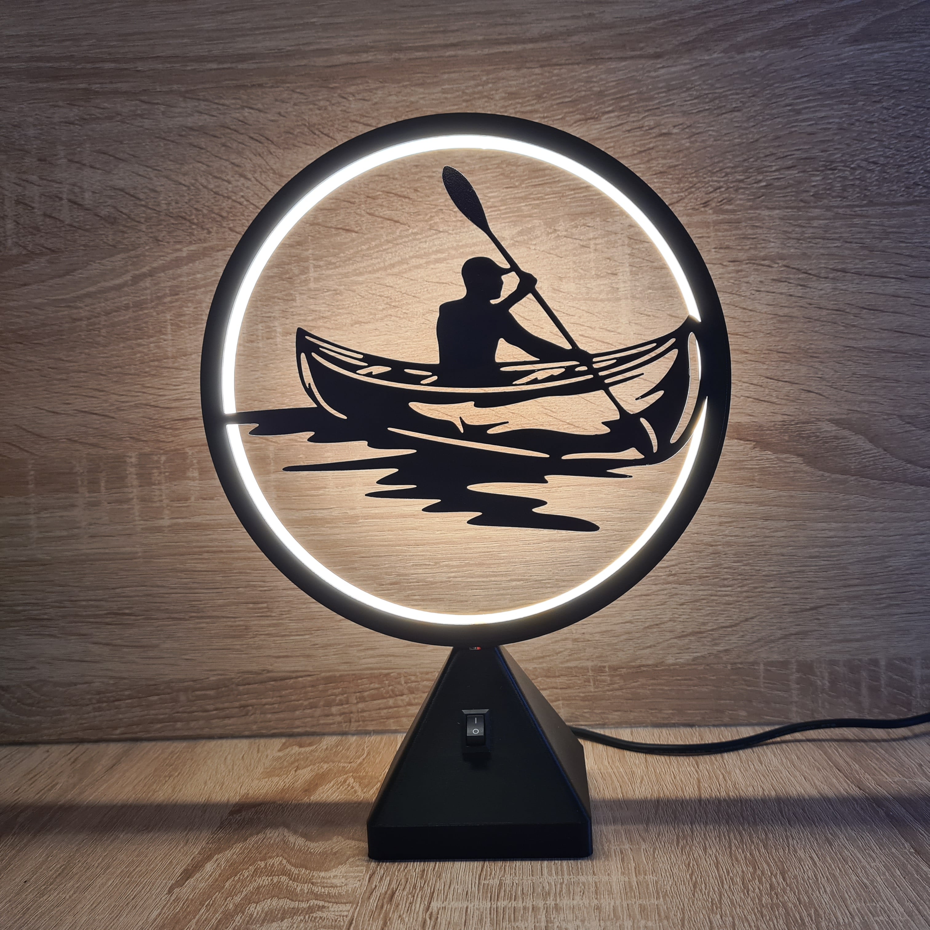 Ring LED Lamp - Set 4 - 10 interchangeable faces 3d model