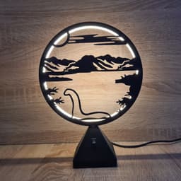 Ring LED Lamp - Set 4 - 10 interchangeable faces 3d model