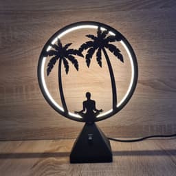 Ring LED Lamp - Set 4 - 10 interchangeable faces 3d model