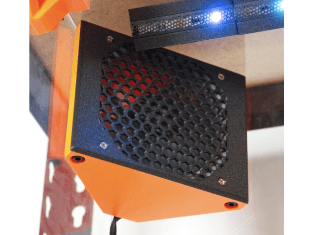  120mm Fan Mount for the Universal 3D Printer Enclosure by 3D Sourcerer 3d model