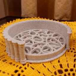 Infinity artificial flower vase 3d model
