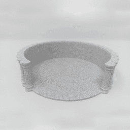 Infinity artificial flower vase 3d model