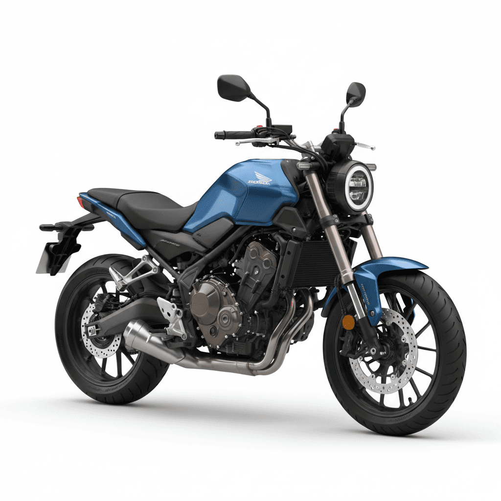 Honda CL500 Scrambler Motorcycle 3d model
