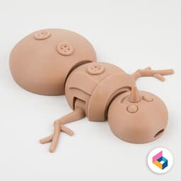 Gingerbread 3-Stacked Snowman 3d model
