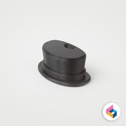 Gingerbread 3-Stacked Snowman 3d model