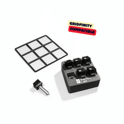 BAMBULAB P2 + H2 SERIES HOTEND BOX / NOZZLE BOX / PRINTER ACCESSORIES / ORGANIZER / GRIDFINITY 3d model