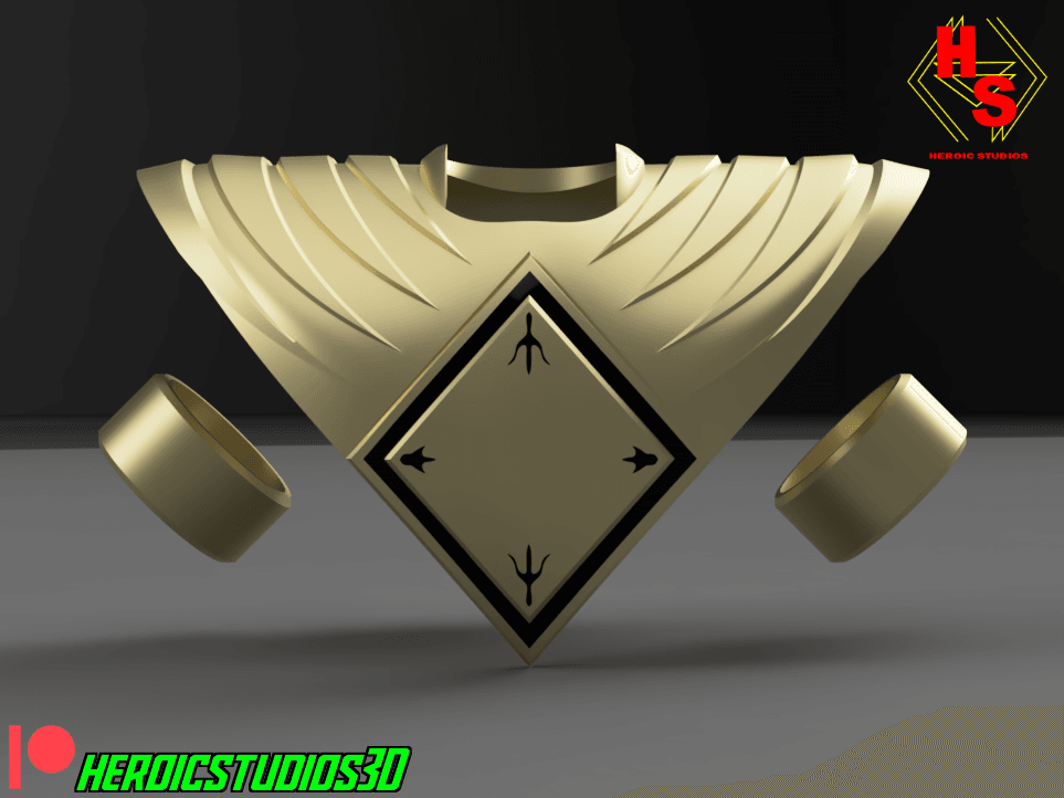 Green Ranger Classic Dragonshield 3d model