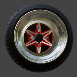 SSR Star Formula wheels 1/64 JDM 3d model