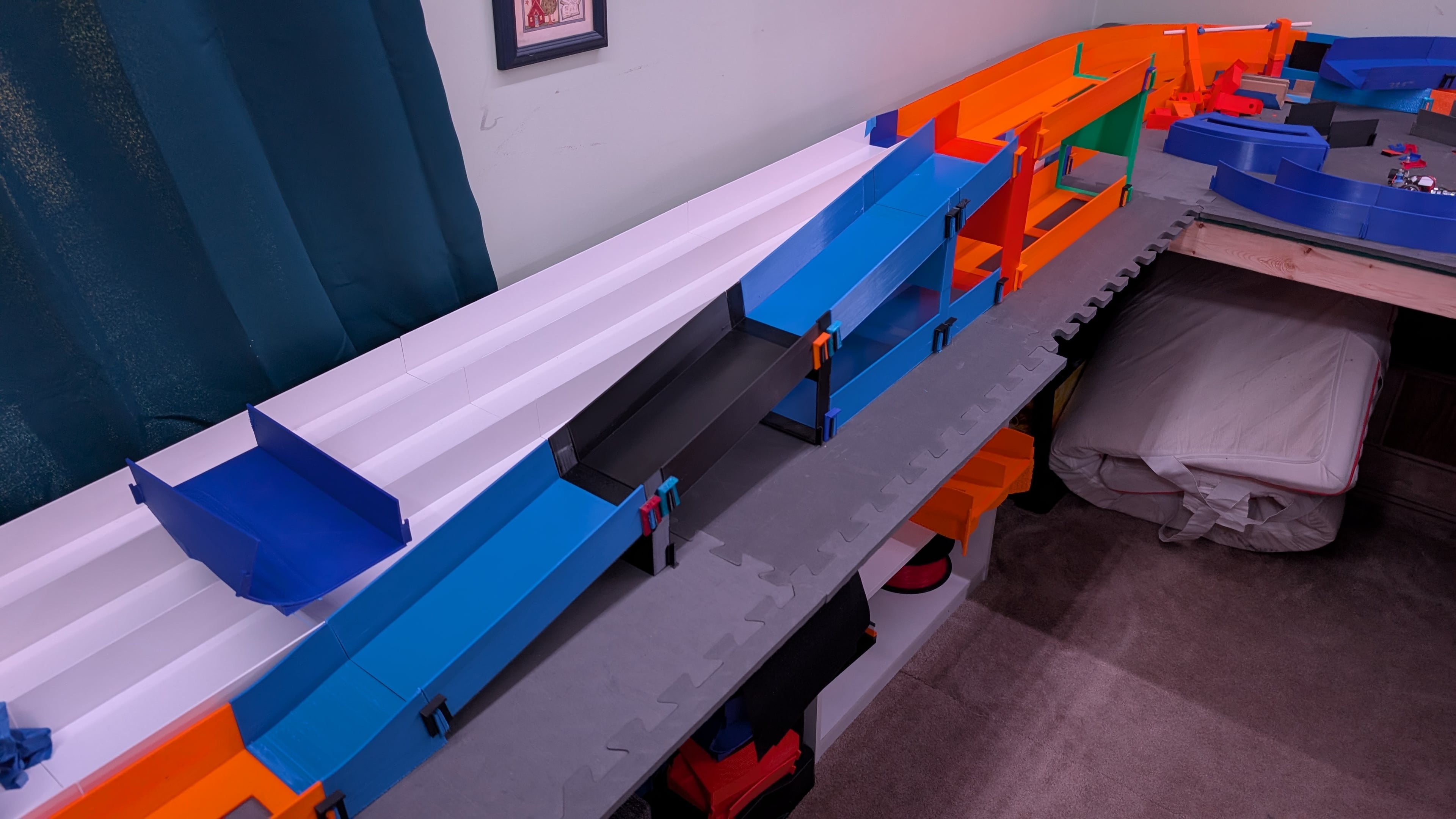 Modular Single Lane Ramp Set 3d model