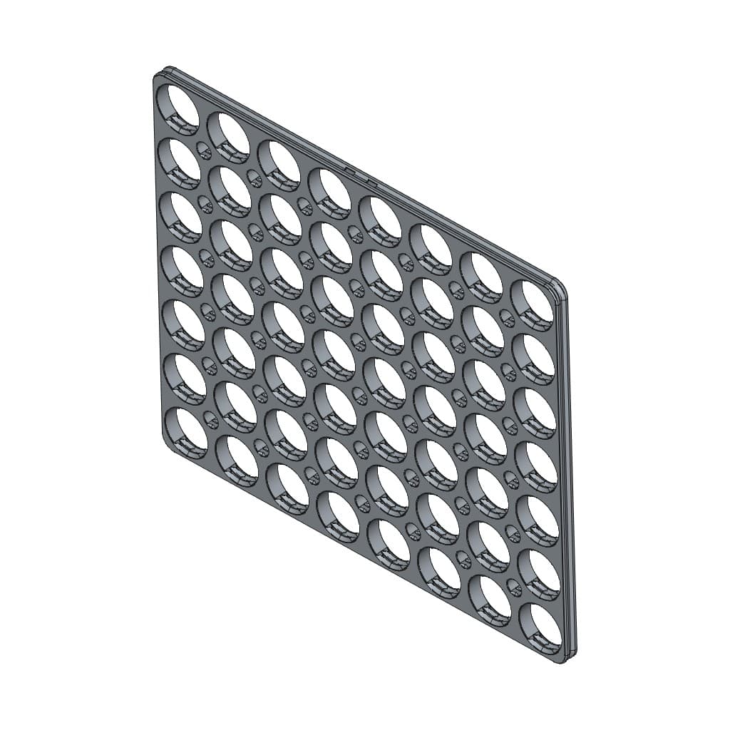 D-LOCK_PANEL.8X7-BLANK 3d model
