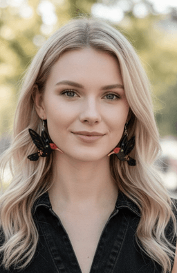 Hummingbird earrings.3mf 3d model