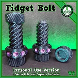 FIDGET BOLT & CAPSULE VERSION - PERSONAL USE 3d model