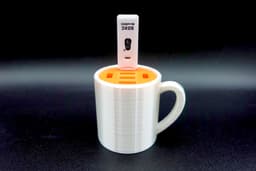 USB Holder (Mini Coffee Mug) 3d model