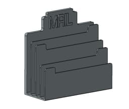 Mail Organizer 3d model