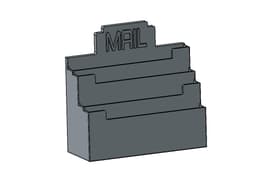Mail Organizer 3d model