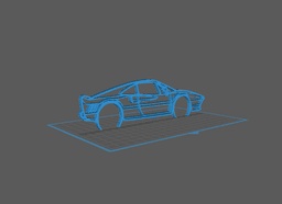Ferrari - 288 GTO Wall Art 3d model