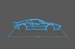 Ferrari - 288 GTO Wall Art 3d model
