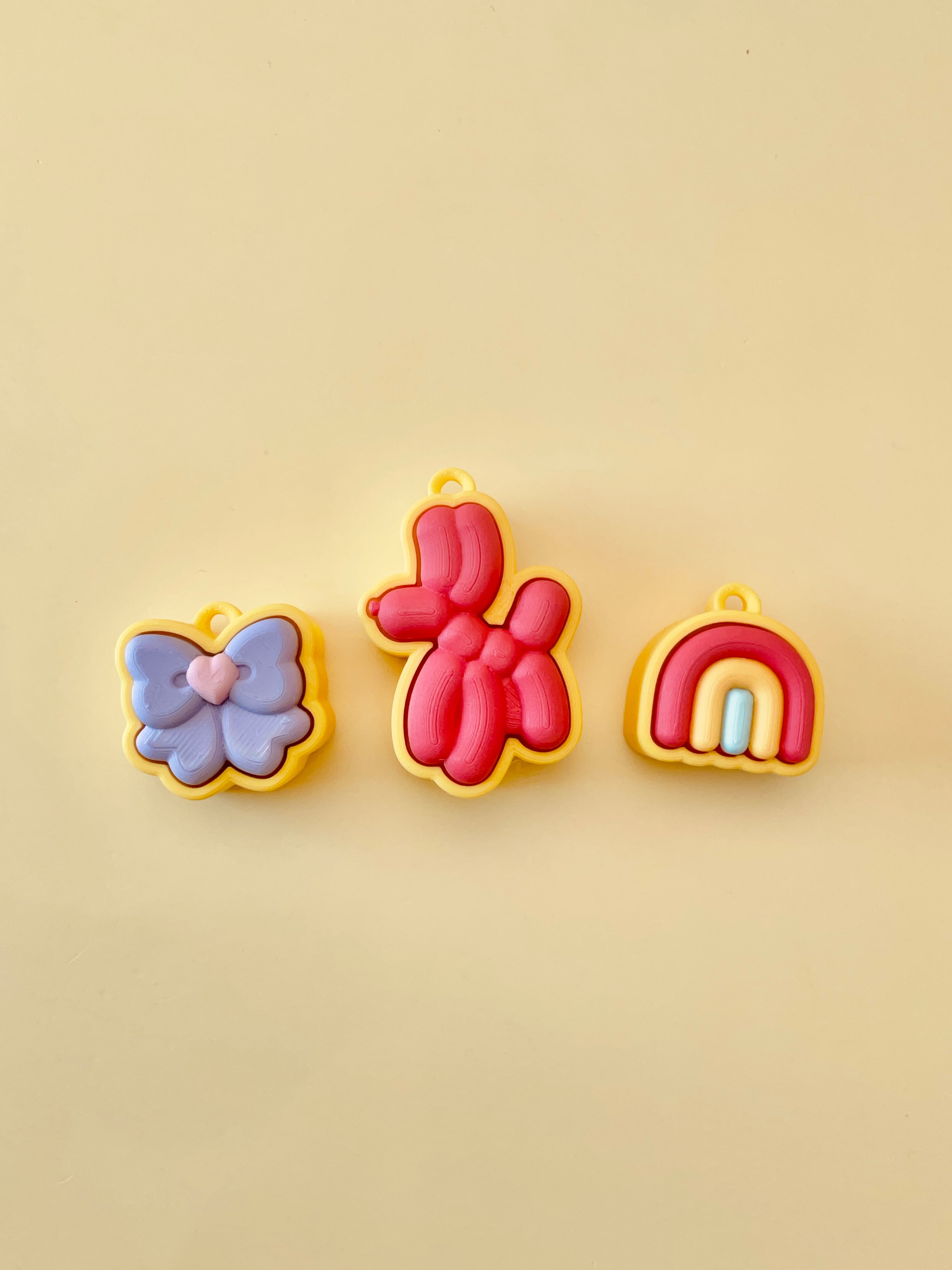 Party Clicker Keychain Fidget Toy Bundle 3d model
