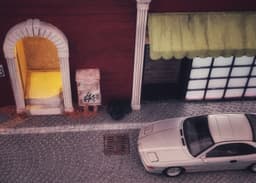 Boutique and Street Diorama for Hot Wheels and 1:64 Diecast Cars & Figure 3d model