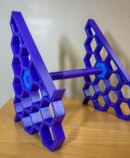 Honeycomb Laptop Stand 3d model