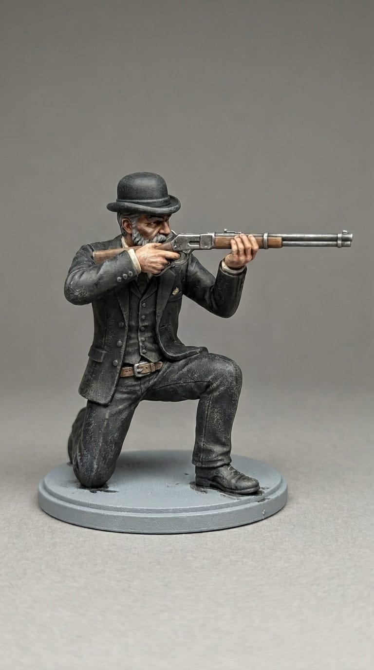 THE OLD WEST - THE PINKERTON II - THE LAWMEN COLLECTION (3D - 50MM STL) 3d model
