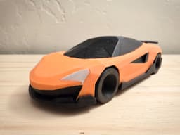 Low Poly McLaren 600LT 3d model
