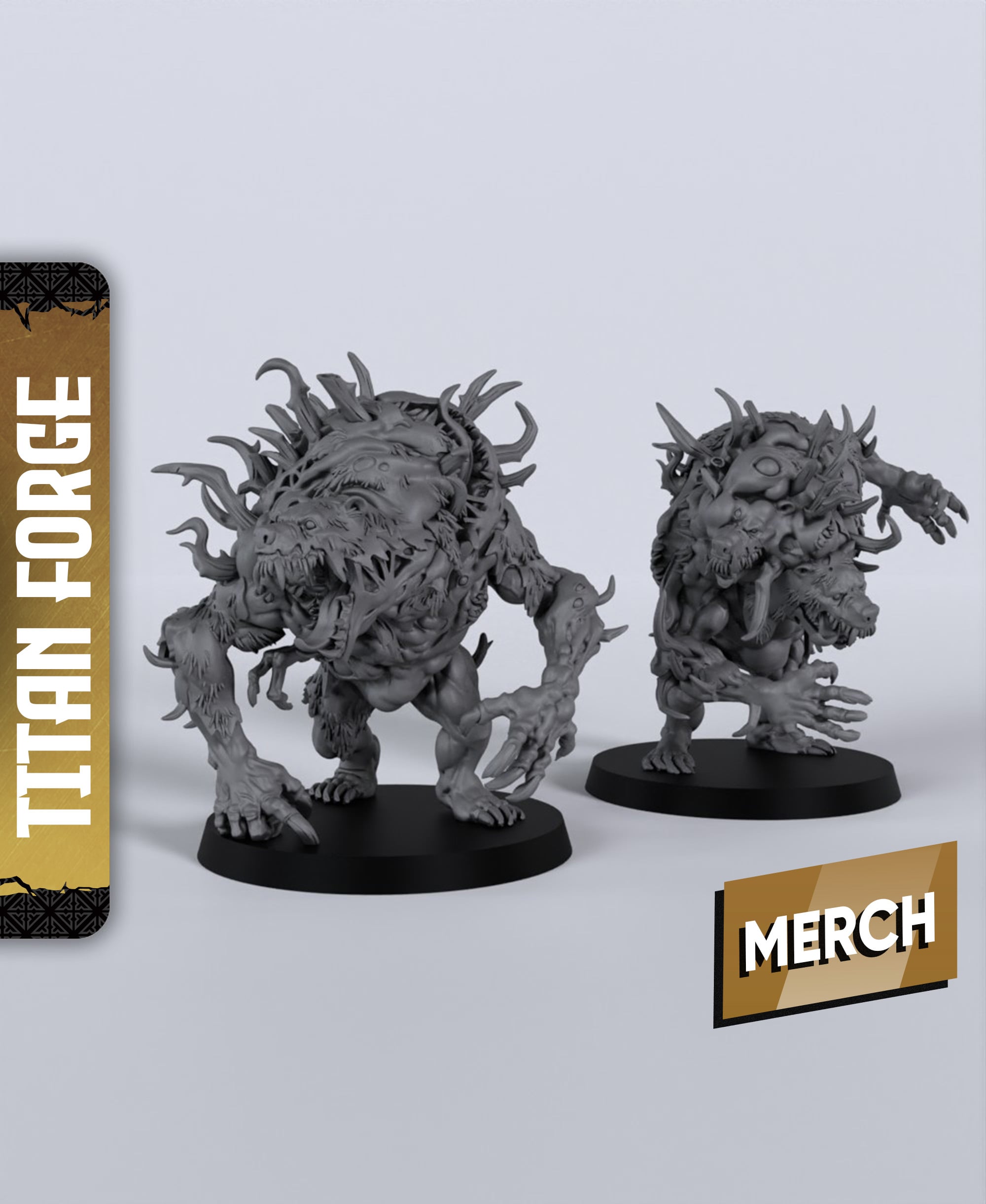 Forsakens - With Free Dragon - 5e DnD Inspired for RPG and Wargamers 3d model