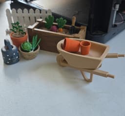 Pretzel Prints Garden Play Set Wheelbarrow Add-on 3d model