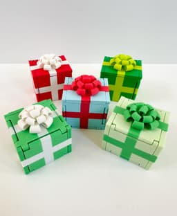 Folding Gift Boxes (3 Styles) 3d model