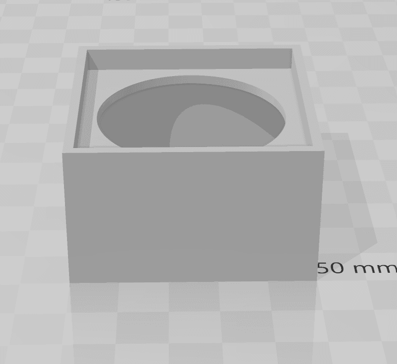 cuadrado microfono 3d model