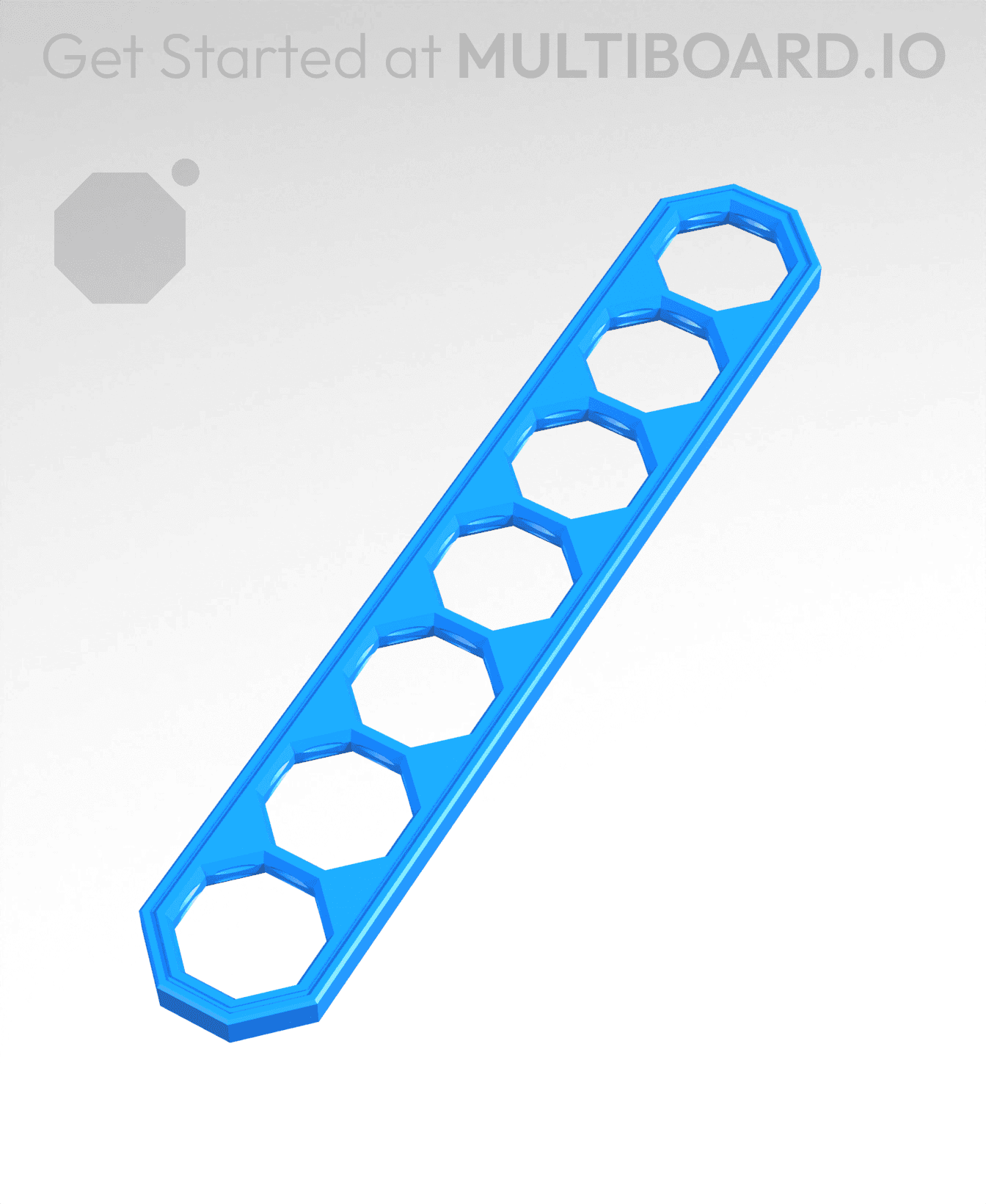 7 MU Big Holes, Bar 3d model