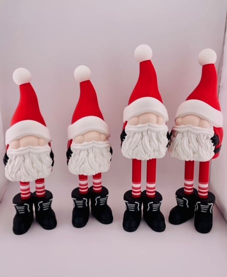 Santa Claus Gnome -Long Legs 3d model